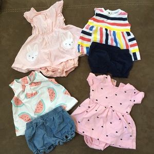 Bundle of 4 Carter’s Girls Outfits